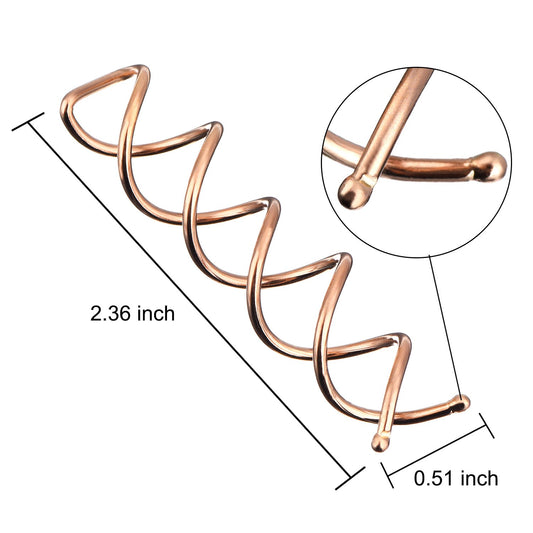 Spiral hair pins - rotating clips - knot rollers - DIY - rotating styling - hair sticks - hair styling tools V1259-DP01-BO-117