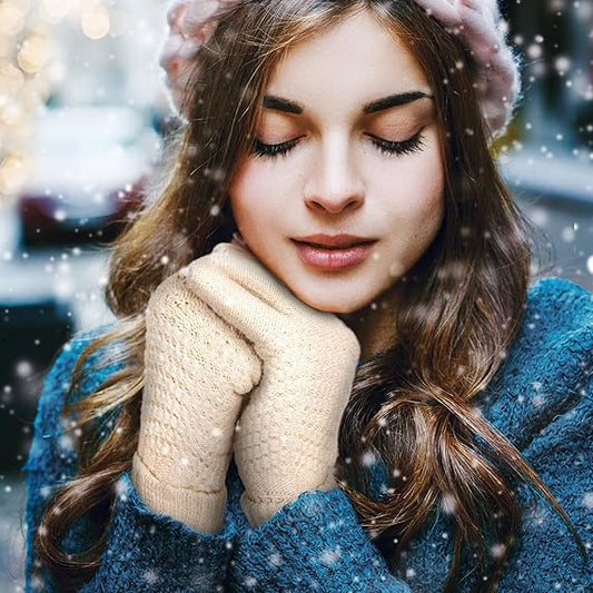 Winter gloves - women's winter gloves - warm - soft - touchscreen gloves - winter gloves for women - suitable V1259-DP01-BO-141