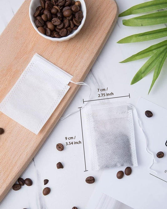 Theemaker tea bags-200 pieces-7*9cm-disposable loose tea bags-tea filter bag-for loose tea-loose leaf V1259-DP01-BO-144