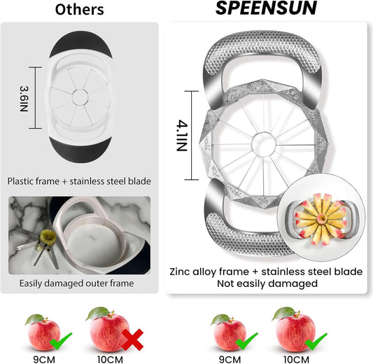 Apple corer, apple drill, fully metal apple corer and drill with 12 stainless steel blades, large apple corer V1259-DP01-BO-264