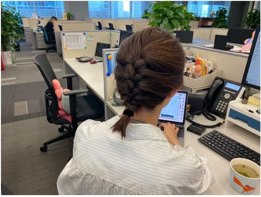 Hair braiding tool - horse tail holder - hair braiding tool - 8-piece hair braiding tool Topsy Tail Loop V1259-DP01-BO-327