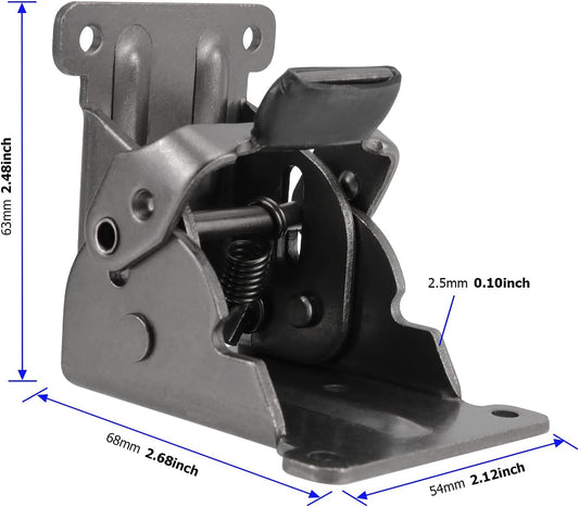 Table hinge - Folding hinge - 0-90 degree foldable - 8-pack - Lockable hinge - Lockable extension support V1259-DP01-BO-76