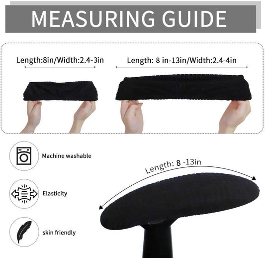 FORCHEER Office Chair Armrest Covers Stretchable Water Resistant Jacquard Elastic Band Short Computer Chair V1259-DP01-D-126