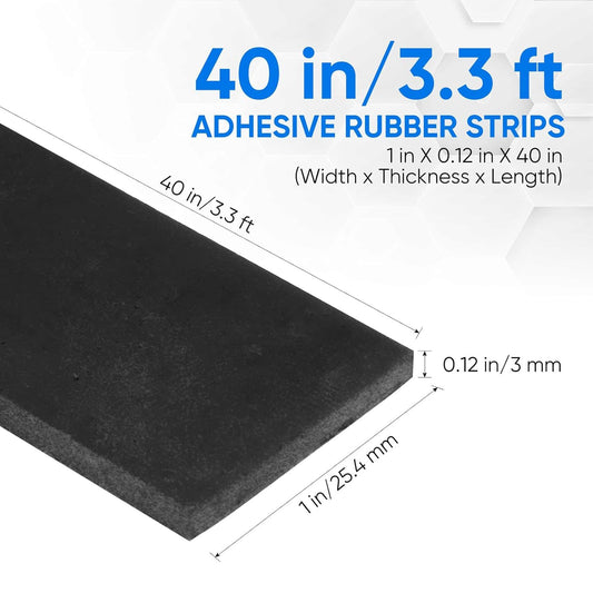 Rubber Strips, Solid Rubber Sheets Sel Adhesive Neoprene Rolls & Strips or DIY Gaskets Anti-Slip Pads Crats V1259-DP01-D-244