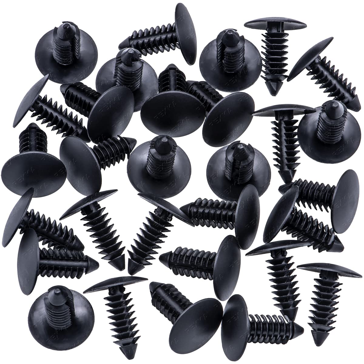 Rexka 30pcs Fender Bumper Shield Fender Liner Push Pin Retainer Clips 6030441 for Jeep Dodge Ram Chrysler V1259-DP01-E-214