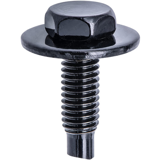 Rexka 10pcs M6-1.0 X 20mm Hex Head Sems Bolt W/Dog Point for Nissan Infiniti 08146-6162H - Multipurpose - V1259-DP01-E-240
