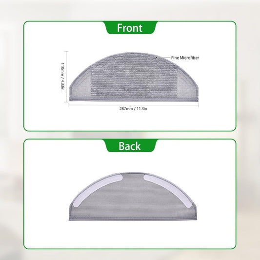 Washable Mopping Cloth Compatible with euy RoboVac X8 Hybrid Robot Vacuum and Mop Cleaners Spare Replacement V1259-DP01-E-302