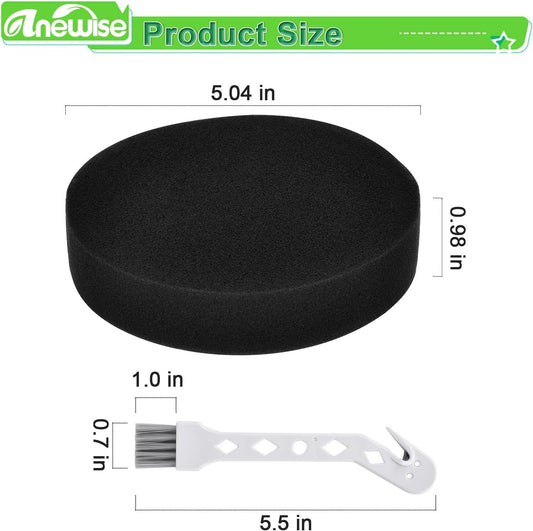 4 Pack 1608225 ilter or Bissell or Cleanview Swivel Rewind 4438 3836 3197A 2252 3536 2254 3534 3837 Powerorce V1259-DP01-E-329