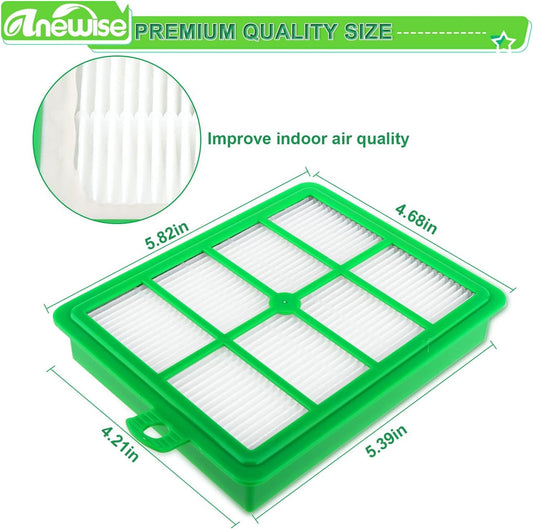 Hepa ilter or Electrolux Harmony Oxygen EL4335A H12 EL6985 EL012B EL012W EL6988 EL5010 H12 H1 V1259-DP01-E-332