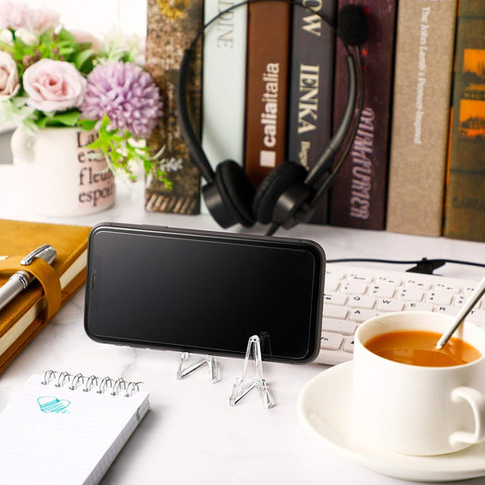 45 Pieces Coin Stand Mini Acrylic Easel Stands Coin Display Easel Holder or Displaying Pocket Watches V1259-DP01-E-475