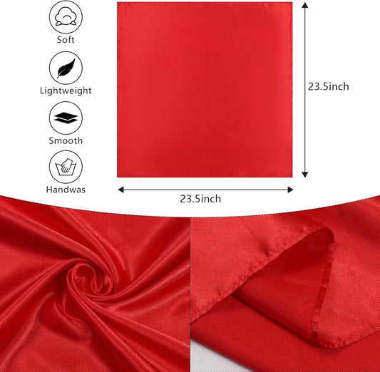 23.6" Satin Neck Scar Small Hair Scar Women Silk Head Scar Costume Bandana Girls Vintage Handkerchie Ribbon V1259-DP01-E-533