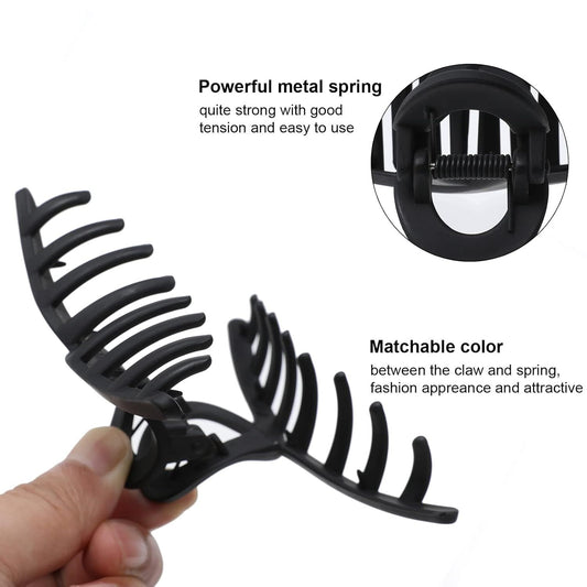 5PCS Large Claw Hair Clips or Thick Hair Big Banana Hair Clips or Women Nonslip Strong Hold Hair Claw Clip V1259-DP01-E-548