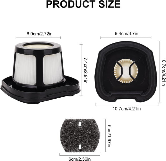 Hepa ilter Replacement Compatible with Bissell Pet Hair Eraser Hand Vacuum 2390A, 2284W, 2390, 2579, 2389, V1259-DP01-E-610