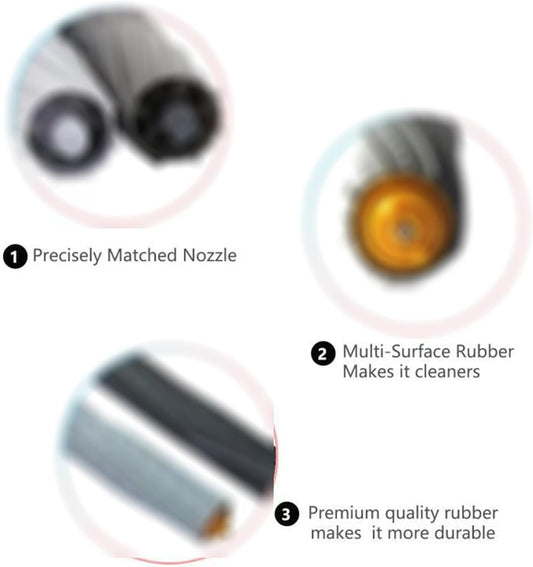 Extractor Roller Side Brushes & Hepa ilters Replenishment Kit Compatible with iRobot Roomba 800 900 Series V1259-DP01-F-394