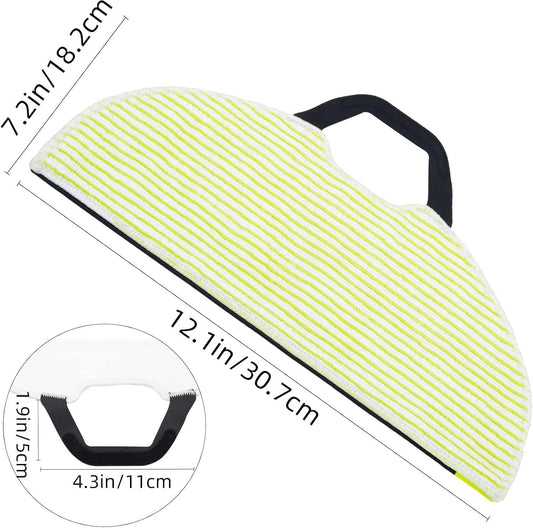 6 Pack Mop Pad or Shark AV2610WA / RV2620WD / RV2610WA / RV2410WD Robot Vacuum, Microiber Sonic Mopping Pad V1259-DP01-F-439