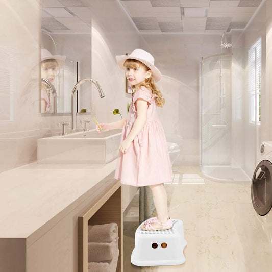 Step Stool or Kids (2 Pack), Toddlers Stool or Potty Training, Bathroom, Kitchen, Bedroom, Toy Room and V1259-DP01-F-464