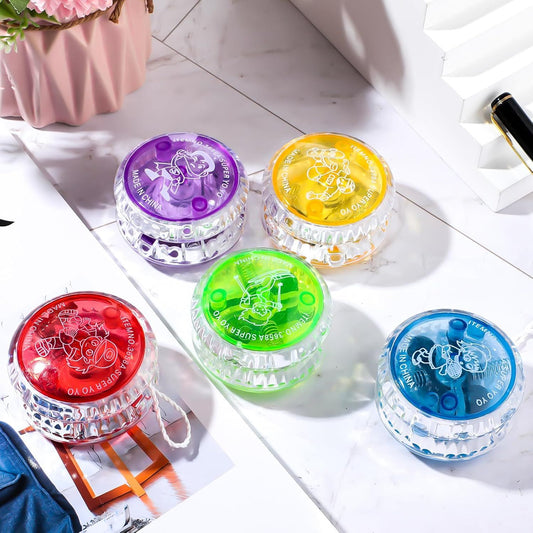 40 Pieces Light up Yo Yo Bulk, LED Responsive Ball Colorul Plastic Light up Party avors or Birthday Bag V1259-DP01-F-494