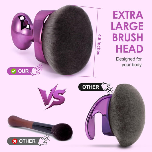 Blend & Blur Extra Large Body Kabuki Brush & Sel Tanner Brush - or Body Makeup & oundation - Blending V1259-DP01-F-558