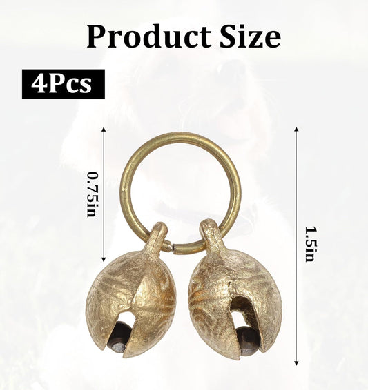 4Pcs Extra Loud Bell for Cat Dog Collar, Extra Loud Jingle Pet Bell for Cat Dog Tracking Bells to Go Outside V1259-DP01-H-00022