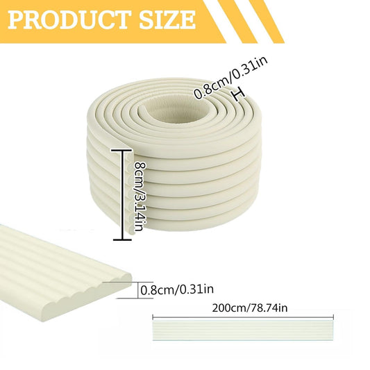 Soft Bunk Bed Ladder Pads with Cutter - Foam Step Padding & Ladder Cover for Kids' Loft Beds, Dorm Ladders, V1259-DP01-I-00033