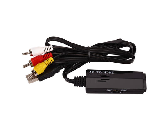 1080P High Clarity HDMI-compatible Male to Female RCA AV Video Audio Converter Cable Cord Adapter Long V1263-JX-1032