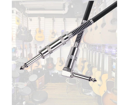 90 Degree Electric Guitar Audio Cable Musical Instruments Connecting Cord Line V1263-JX-1055