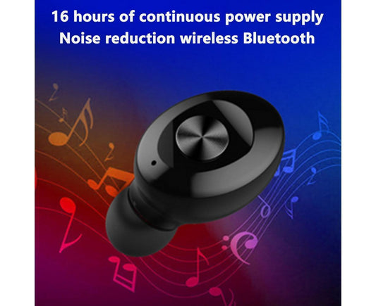 Wireless Earbuds - HiFi Stereo Sound - Built-in Mic Bluetooth Earphones with Charging Case V1263-JX-11