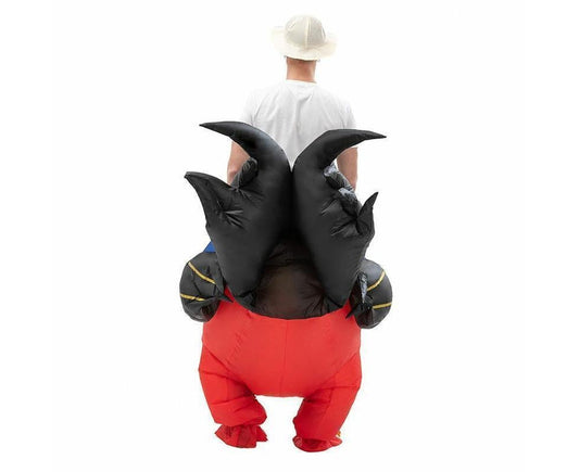 90-130cm Inflatable Christmas Rooster Halloween Costume Blow Up Suit Battery Power Cosplay Costume Christmas V1263-JX-1155