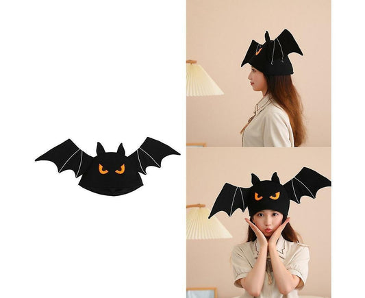 Lovely Bat Cap Adult Halloween Party Props Hat Teenagers Holiday Festival Hat V1263-JX-1185