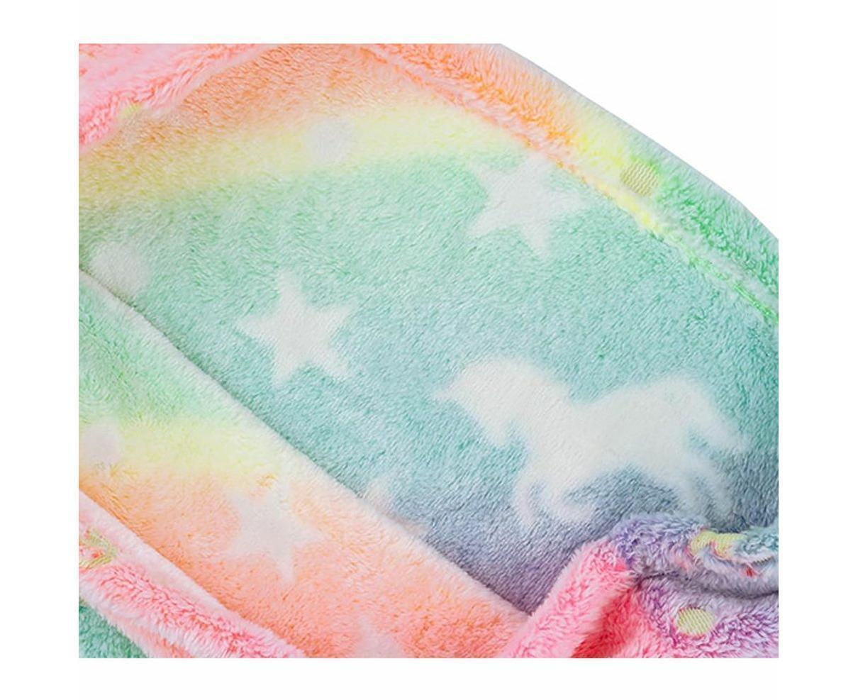 Mermaid Blanket Glow in The Dark Sleeping Bag Babies Birthday Gift Daughte-Pink Purple V1263-JX-1187