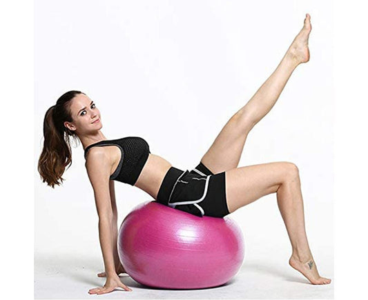 Exercise Ball, Yoga Ball Chair with Quick Pump, Stability Fitness Ball for Birthing & Core Strength Training V1263-JX-1214