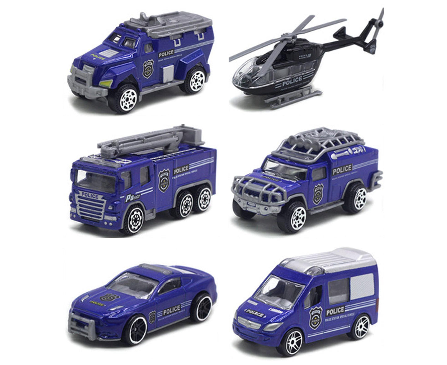 6Pcs Engineering Vehicle Simulate Gifts 1/58 Scale Boy and Girls Interactive Play Pull Back Car for School V1263-JX-1256