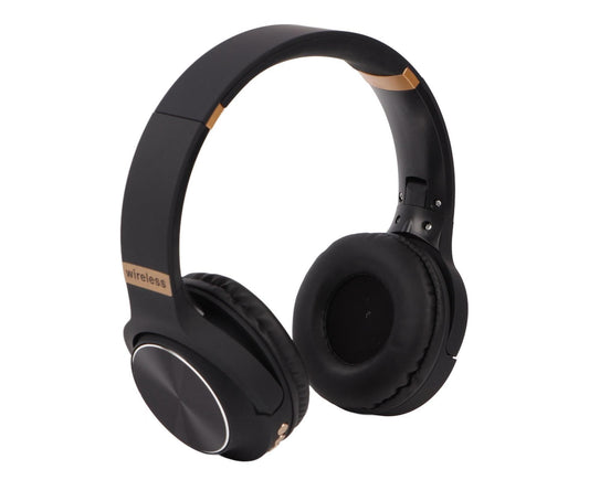 Foldable Bluetooth Headset Multifunction Noise Canceling HiFi Stereo Wireless Bluetooth Headphones Black V1263-JX-128