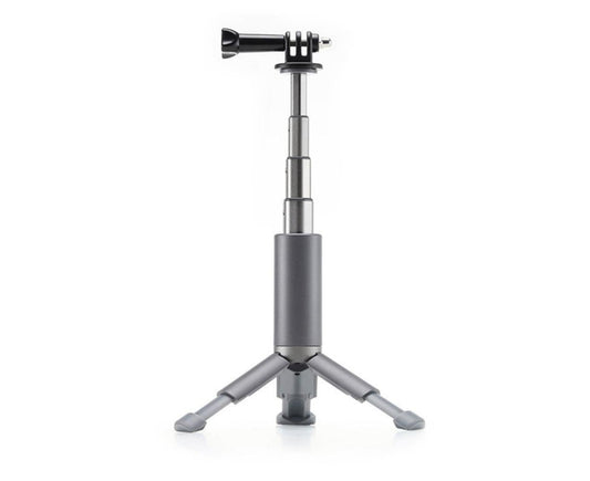Portable Sport Camera Holder Stand Selfie Stick Mini Tripod for DJI OSMO Action Silver Grey V1263-JX-1280