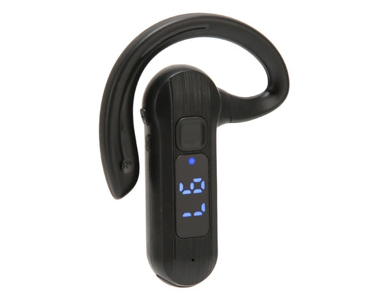 Single Ear Bone Conduction Headset Digital Display Voice Control Answering Wireless Earphone for Sports V1263-JX-132