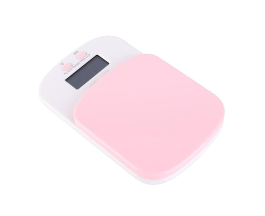 DIY Kitchen Electronic Scale 0.1g HighAccuracy Portable Mini Scale for Kitchen Home(Pink ) V1263-JX-1477