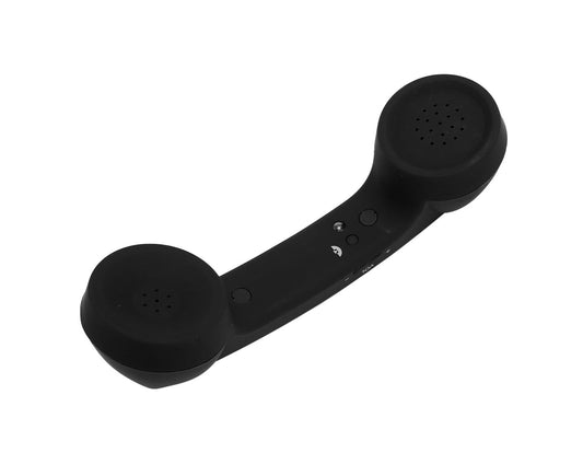 Bluetooth Telephone Handset Retro Radiation Proof Rechargeable Wireless Mobile Phone Handset Receiver Black V1263-JX-151