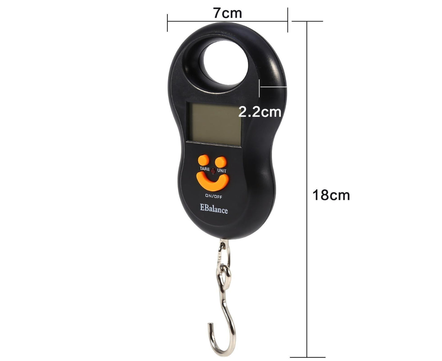 Portable 50kg/10g LCD Digital Hanging Weight Electronic Luggage Hook Scale V1263-JX-1515