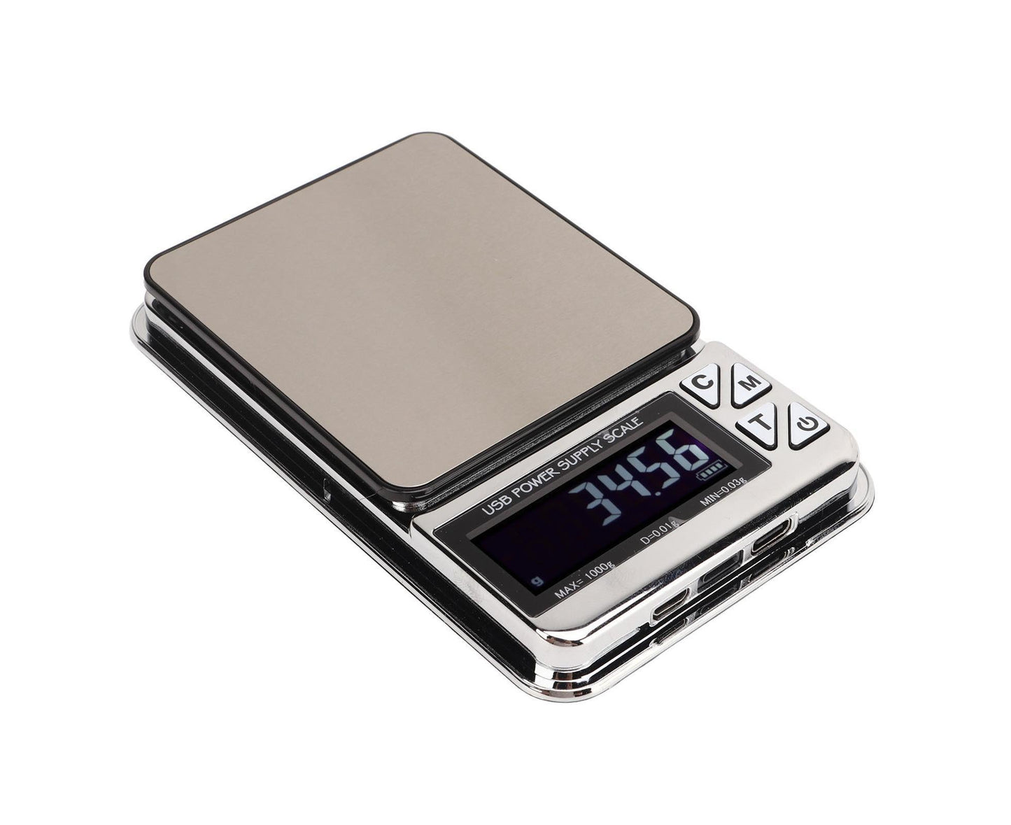 USB Electric Jewelry Flat Weighing Scale Electronic Kitchen Food Coffee Weighing Scale 200mAh V1263-JX-1528