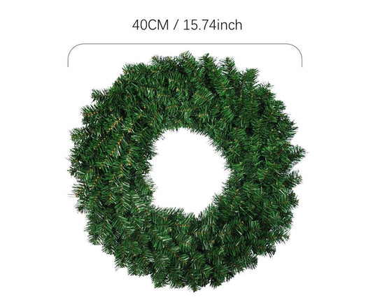 Christmas Wreaths for Front Door Outside, Wreaths for Christmas Decorations,12" Artificial Pine Christmas V1263-JX-1560