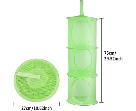 4-Storey Plush Storage Room, Foldable Space-Saving Storage Basket, Suitable For Babies Room, Bathroom, Balcony V1263-JX-1644