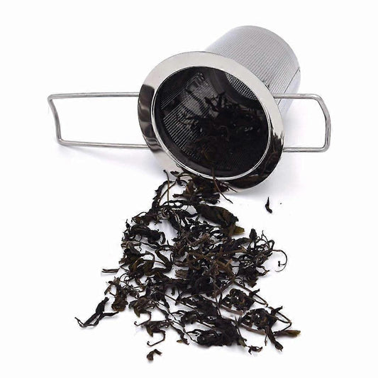 Tea Strainer Tea Filter Made of 304 Stainless Steel with Foldable Handle Design Reusable Extra Fine Mesh V1263-JX-1859