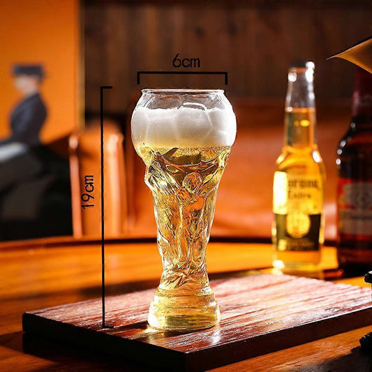 World Cup beer glasses football beer glasses World Cup cup glasses wheat beer glasses for home football V1263-JX-1870