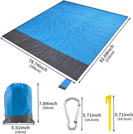 Picnic blanket waterproof picnic beach carpet pattern V1263-JX-1898