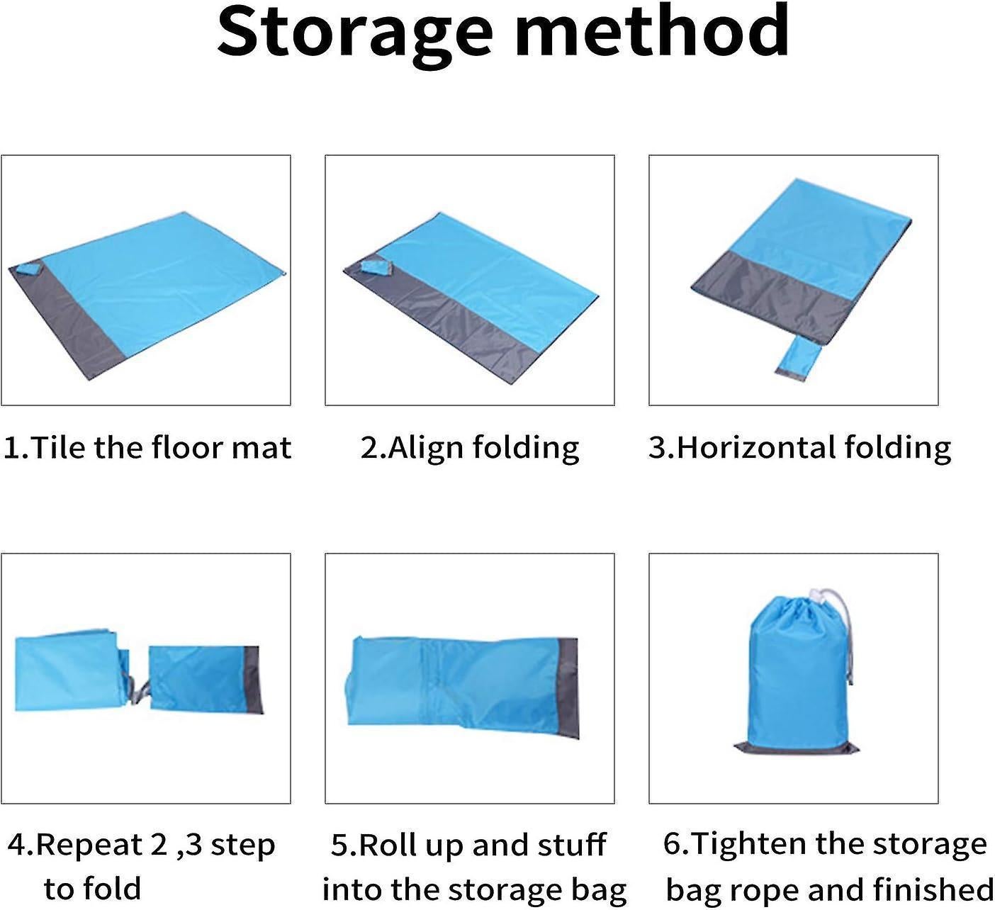 Picnic blanket waterproof picnic beach carpet pattern V1263-JX-1898