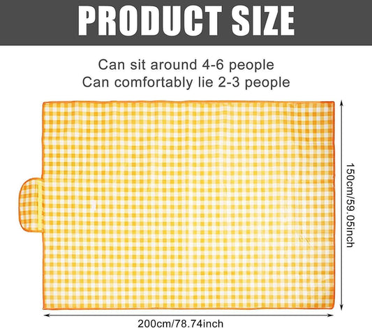 Picnic blanket waterproof picnic beach carpet pattern V1263-JX-1899