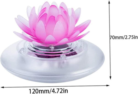 Pool floating light waterproof pool floating pond light lotus solar light for swimming pool pond garden V1263-JX-1903