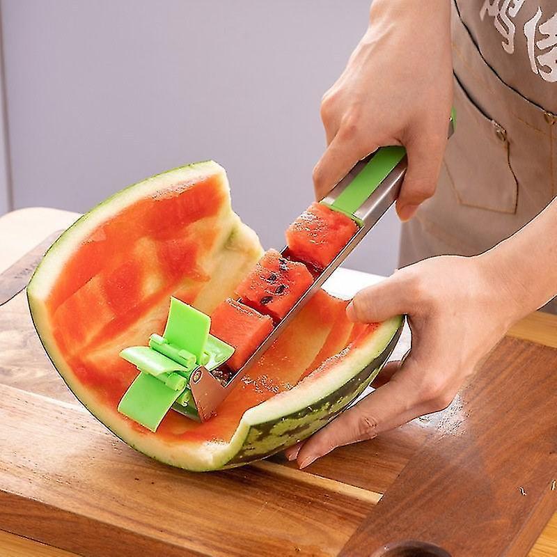 Watermelon Artifact Fruit Chopper Multi-function Prop Cutting And Lengthening304 Stainless Steel Magic Tool V1263-JX-1950