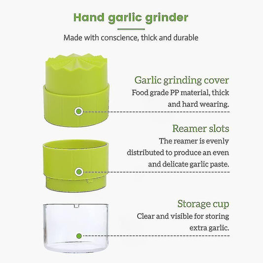 Manual Garlic Crusher, Garlic Twist Crusher Press, Plastic Garlic Press, Crusher Garlic, Practical Kitchen V1263-JX-1953