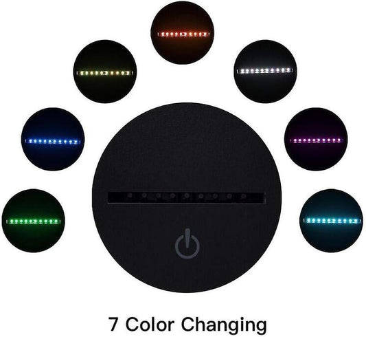 3D Light Lamps Tiger 3D Illusion lamp led Night Light Optical Illusion Lights Night lamp Adults led Lights V1263-JX-2001
